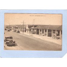 New Jersey Manasquan Beach First Ave Street Scene w/Old Cars~1576