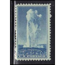 744 5c Yellowstone National Park Just Clears MNH U1590