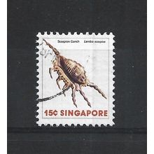 Singapore.SG292 15c Scorpion Conch.Fine Used.Jun25