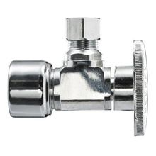 Quarter Turn Push On Valve, 5/8" x 3/8"