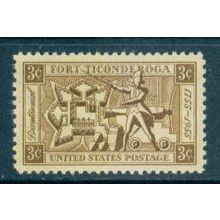1071 3c Fort Ticonderoga Fine MNH MA0165
