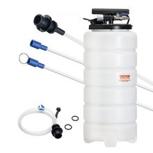 Fluid Extractor, 4 Gallons (15 Liters), Pneumatic/Manual Oil Changer Vacuum ...