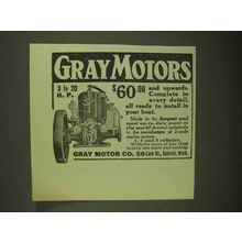 1909 Gray Motor Ad - Complete in Every Detail