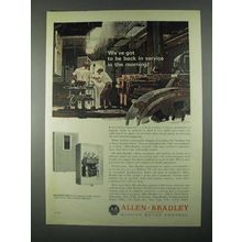 1967 Allen-Bradley Bulletin 709 Motor Starter Ad - Back in Service