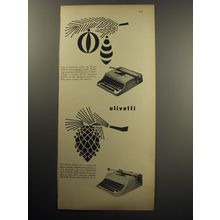 1957 Ad for Olivetti Lettera 22 and Studio 44 Typewriters