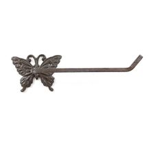 Pack Of 2] Cast Iron Butterfly Toilet Paper Holder 11""