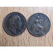 GB 1903 Edward VII Farthing Coin