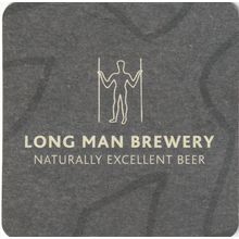 BEER MAT - LONG MAN BREWERY - NATURALLY EXCELLENT BEER - (Cat No 024) - (2022)