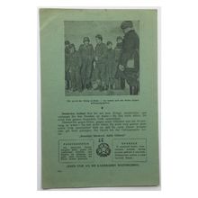 Original WW2 Soviet/Russian Air Drop Propaganda Leaflet. - Code 822. - 1942.