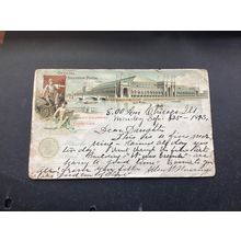 ICOLLECTZONE US UX10 Colombian Exp Reverse Postally used (B400-168)