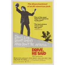 Drive, He Said (1971)_1 Movie Film Poster Canvas iconic design