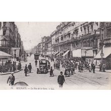 ED112 ROUBAIX - LA RUE DE LA GARE .LL PRINTED POSTCARD