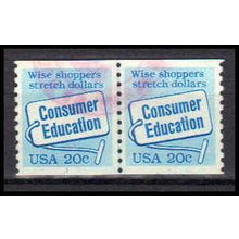 Used 2005 20c Consumer Education Very Fine CNP Left 1 PA0575
