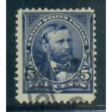 Used 281 5c Ulysses S. Grant Barely Clears M04850