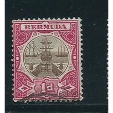 bermuda stamps sg32 used sg 32 crown ca