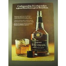 1970 Seagram's Benchmark Bourbon Ad - Craftsmanship