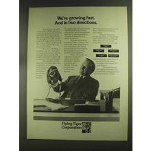 1972 Flying Tiger Corporation Ad - We're Growing Fast