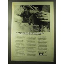 1973 ITT Corporation Ad - Child May Be Competing
