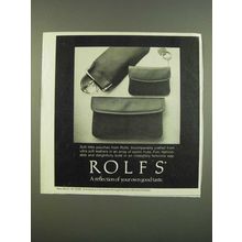 1983 Rolfs Soft little Pouches Ad - Rolfs A reflection of your own good taste