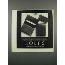 1983 Rolfs Golden Circle Leather accessories Ad