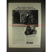 1983 Rollei SL2000F Camera Ad - There are Times!!