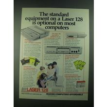 1988 Laser 128 Computer Ad - Optional on Most Computers