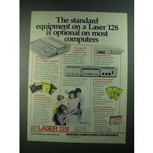 1988 Laser 128 Computer Ad - Optional on Most Computers