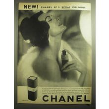 1959 Chanel No. 5 Spray Cologne Advertisement