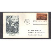 FDC Artmaster 1083 3c Nassau Hall (Cachet-Typed/A) CV42168