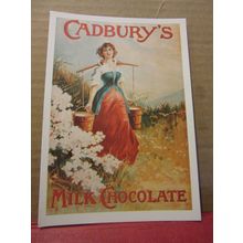 CADBURY'S MILK CHOCOLATE unused postcard Mumbles Railway cards MRP/79 =