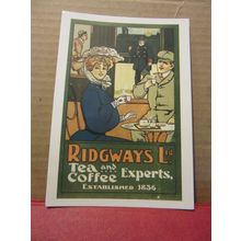 RIDGEWAYS Ltd. TEA & COFFEE unused postcard Mumbles Railway cards MRP/120 =