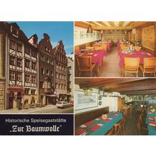 Zur Baumwolle Nurnberg Restaurant German Postcard