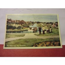 THE WATERWAYS, GREAT YARMOUTH, NORFOLK used vintage postcard 1960 pm =