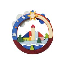 4392 - Graupner Ornament - Seiffen Church - 3.4"H x 3"W x .5"D