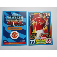 205. Daley Blind - Manchester United - Match Attax 2017/18 Football Card EF1