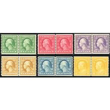490/497, Mint VF NH (496 LH) - Coil Pairs - Stuart Katz