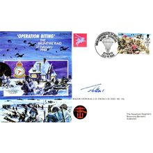 Major John Dutton Frost WW2 Hero Operation Biting Hand Signed FDC