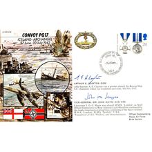 Arthur Clayton John Hayes WW2 MULTI Rare SS Zaafaran Ship Hand Signed FDC