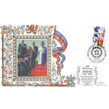Queen Elizabeth II D-Day 60th Anniversary Benham Ltd Edn FDC