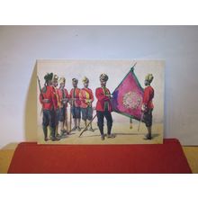 CARNATIC INFANTRY by A C Lovett postcard National Army Museum =