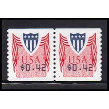 CVP32 42c Shield Very Fine MNH Pair PA5013