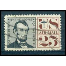 Used C59 25c Abraham Lincoln Fine WA0778