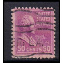 Used 831 50c Howard Taft Barely Clears KA8482