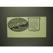 1914 Domino Sugar Products Ad - Cyrstal