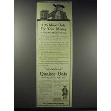 1914 Quaker Oats Ad - 10% More Oats For Your Money
