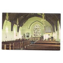 THE PARISH CHURCH, HAMBLETON, YORKSHIRE unused vintage postcard =