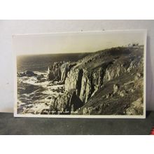 FIRST AND LAST HOUSE, LAND'S END, CORNWALL. RP used vintage postcard 1960 pm #