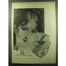 1949 Caron Fleurs de Rocaille Perfume Advertisement