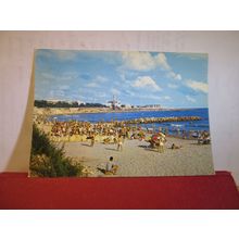 LA PLAGE DE LA CORNICHE, SETE, HERAULT, FRANCE used postcard =
