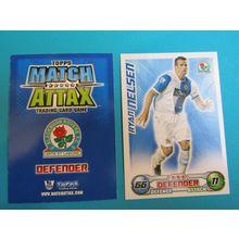 Ryan Nelsen - Blackburn Rovers - Match Attax 2008/09 Football Card